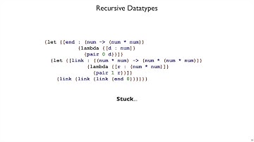 Plait Typed Recursion 2 - variants