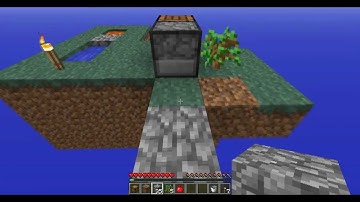 Minecraft 1.5.1 - SkyBlock 2.1 Survival Ep 1 - Starting off - Davidianslair