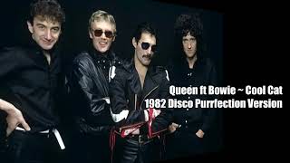 Queen ft Bowie ~ Cool Cat 1982 Disco Purrfection Version