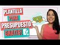 PRESUPUESTO FAMILIAR MENSUAL  + ejemplo de PLANTILLA (PARTE II) 2020 | [finanzas FACIL para MUJERES]