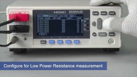 How to Use Resistance Meters:  Measuring Contact Resistance with the Low Power Resistance Function