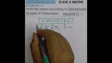 #2 Ex 1.1 | Ch 1 Knowing Our Numbers | Class 6 Maths NCERT New Syllabus #shorts #math #trick