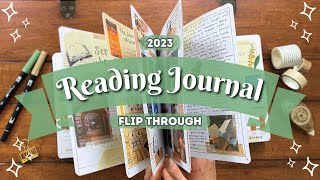 Full 2023 Reading Journal Flip Through!✨ Let’s geek out over books and journal spreads together