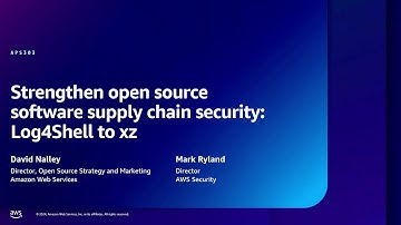 AWS re:Inforce 2024 - Strengthen open source software supply chain security: Log4Shell to xz (APS303