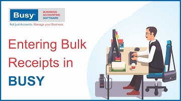 Entering Bulk Receipts in BUSY - Hindi