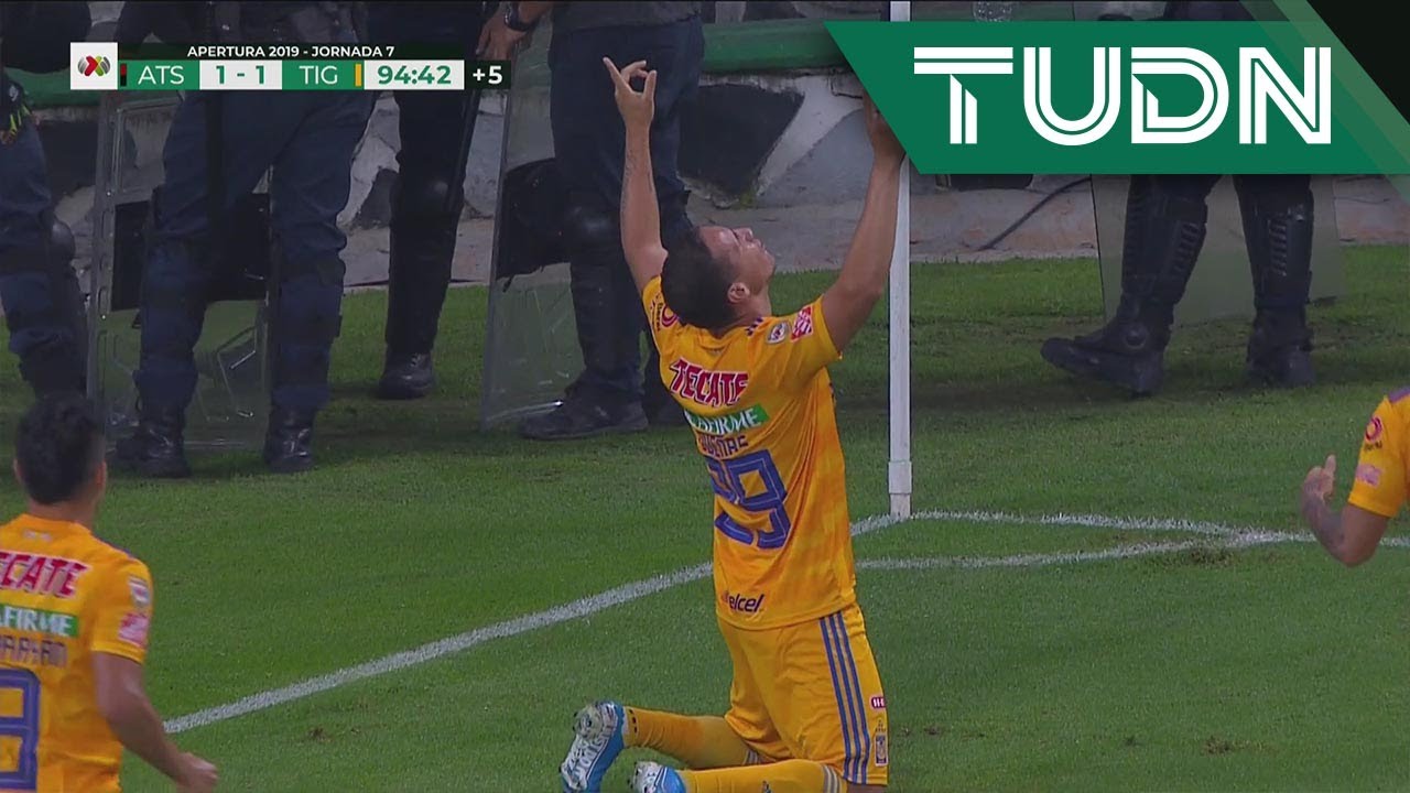¡Tigres empata a lo Atlas! Jesús Dueñas rescata a los norteños de último minuto tigres fc