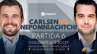 Campeonato del Mundo de Ajedrez 2021 | Partida 6 | Magnus Carlsen vs Ian Nepomniachtchi screenshot 3