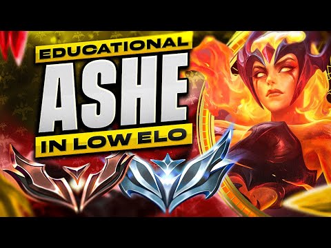 Low Elo Ashe Guide #1 - Ashe ADC Gameplay Guide | League of Legends