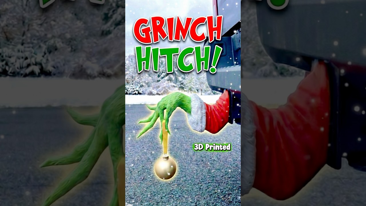 The Grinch Stole My Hitch! 🎄 (3D Printed Truck Mod)