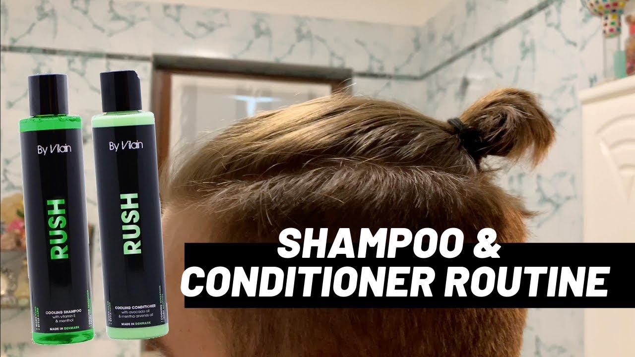 Make The Best Man Bun Shampoo Conditioner Hair Routine Youtube