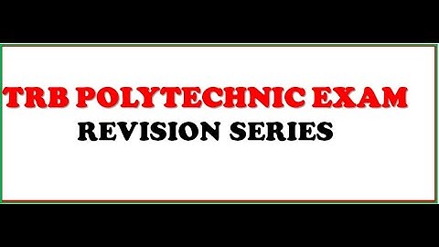 TRB POLYTECHNIC EXAM | GATE COMPUTER SCIENCE | NET SOLVED QUESTIONS