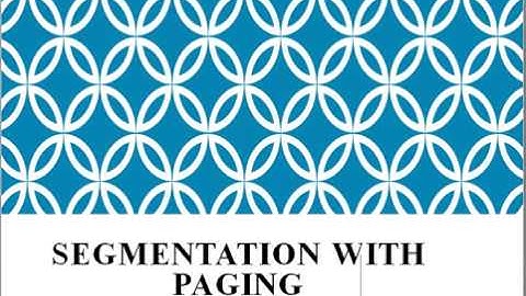 22.17 Segmentation with Paging in Hindi Version