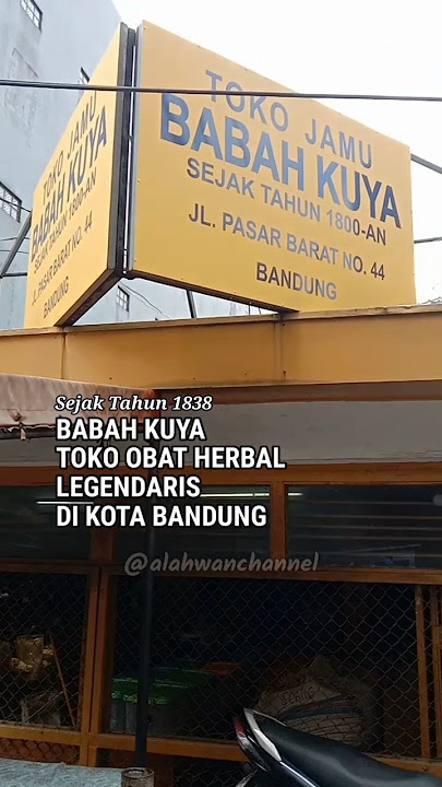 Babah Kuya | Toko Obat Legendaris di Kota Bandung Sejak Tahun 1838 #shorts #viral #obat #herbal