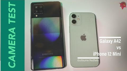 iPhone 12 Mini vs Samsung Galaxy A42 ! Camera Test Comparison