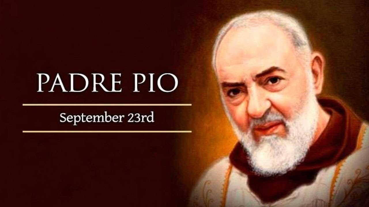 2020.09.23 Weekday Mass Feast of St Padre Pio YouTube