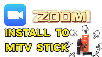 How to install ZOOM on mi box & mi tv stick & mi tv