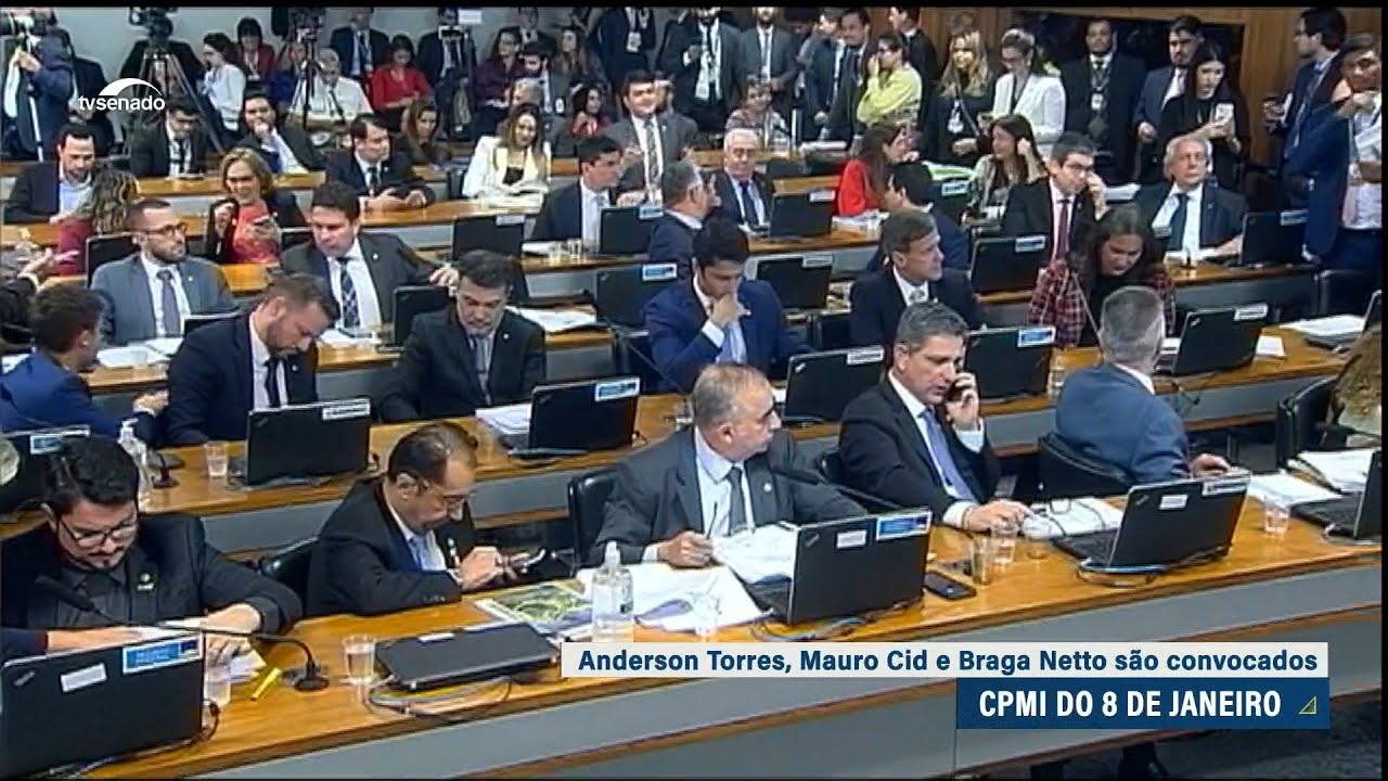 CPMI 8 de Janeiro  TV Senado 