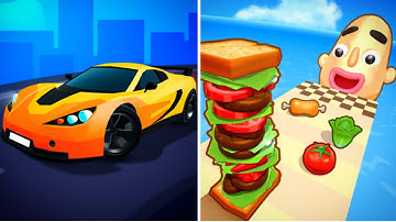 Race Master 3D - Sandwich Runner - Gameplay Walkthrough - All Levels