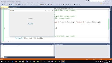 C# Ders 17 (Rasgele Sayı Üretme)