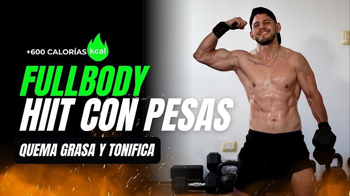 45 Min Fullbody HIIT con Pesas | Quema Grasa, Aumenta Fuerza y Tonifica Todo el Cuerpo en Casa