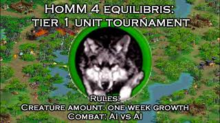 HoMM 4 Equilibris: tier 1 units tournament 1 week vs 1 week AI vs AI Part 9