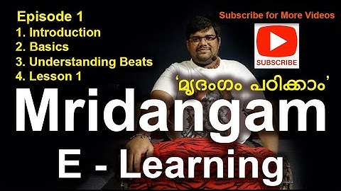 How can we learn Mridangam Easily in Malayalam