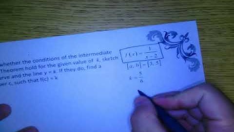 Calculus AB/BC - Intermediate Value Theorem