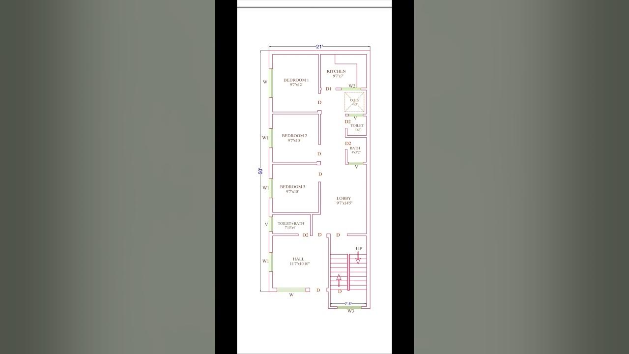 21x50-house-plan-new-house-design-shorts-viral-youtube
