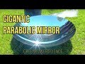 SOLAR COOKING 46" Parabolic Mirror Solar Stove Solar Oven GreenPowerScience