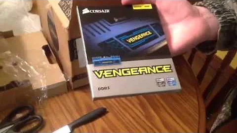Corsair Vengenace DDR3 RAM Unboxing