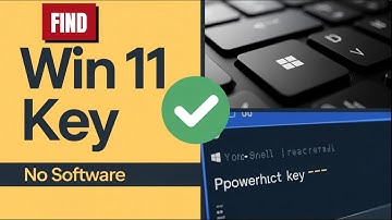 How To Find Your Windows 11 Product Key (2025) - No Software Needed