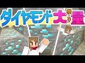 【マインクラフト】ダイヤモンドの神様降臨⁉採掘運MAXなブランチマイニング【マイクラ実況】#112
