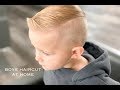 How to cut boys hair at home  haircut tutorial  toddler haircut