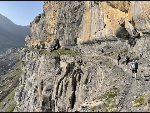 Ordesa / Gavarnie : Vire des fleurs par la brèche de Roland