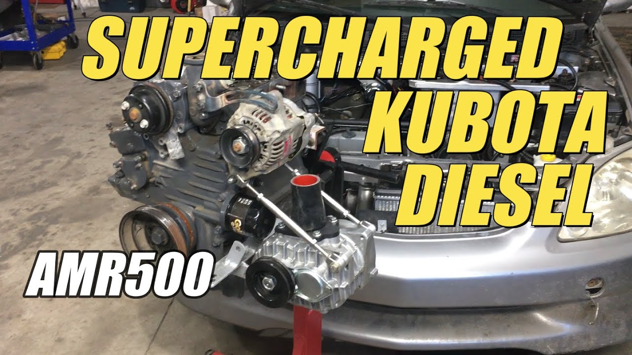 S4 E8. We install an AMR500 supercharger on the Kubota diesel powered ...