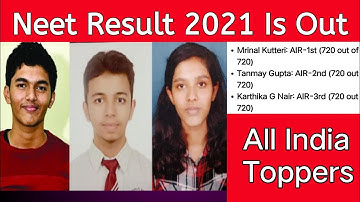 👉 Neet Result 2021  How To chek result  cutoff mark #neet #neet2021 #neetresult2021