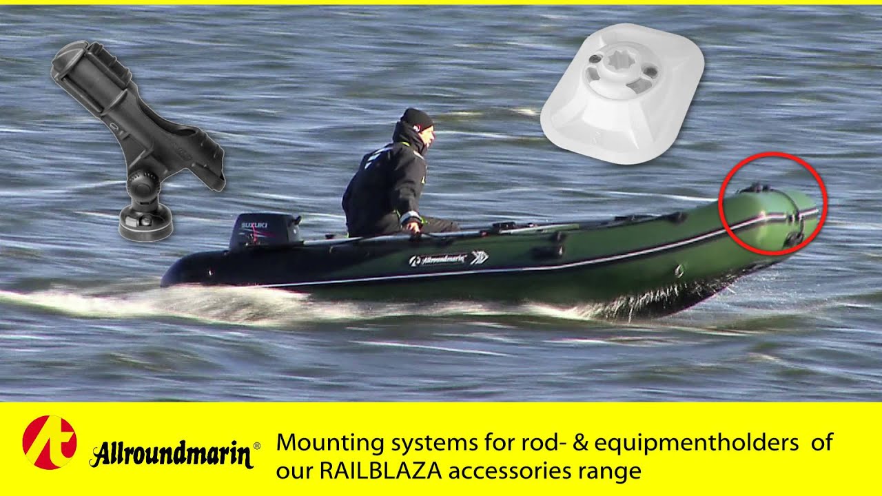 Allroundmarin Poker 430: The perfect inflatable boat for anglers - YouTube