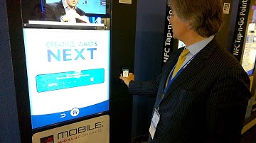 NFC-enabled Digital Signage at Mobile World Congress 2014