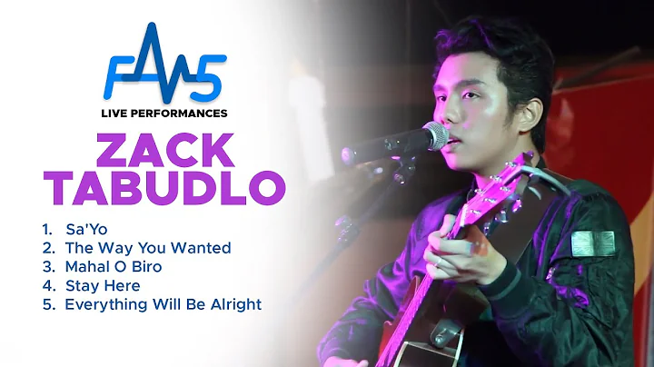 Zack Tabudlo | Ivory Fav5 (Live Performances) (Official Non-Stop)