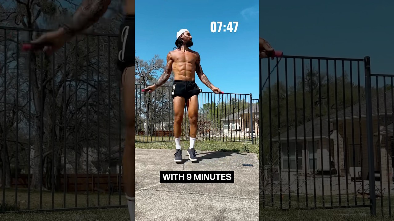 10 Min Jump Rope wil get you shredded.