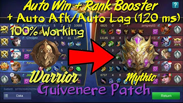 Updated Rank Booster v1 +Auto Lag + Auto AFK +Auto Win | Easy Mythic!| Guivenere Patch| MLBB