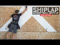 Making a Shiplap Accent wall with LP Smartside: OMG 18