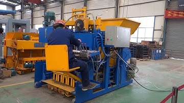 Fully automatic hydraulic QTM10-15 Mobile brick block making machine