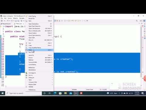 Create a new file in java. (THE 89k views - YouTube