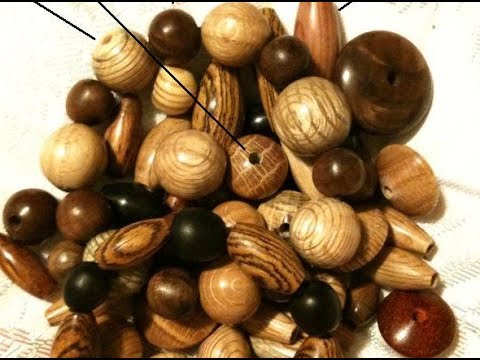 How to Make Wooden Beads With A Drill. 