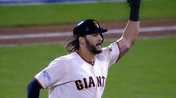 WS2014 Gm3: Giants score two runs in the 6th inning