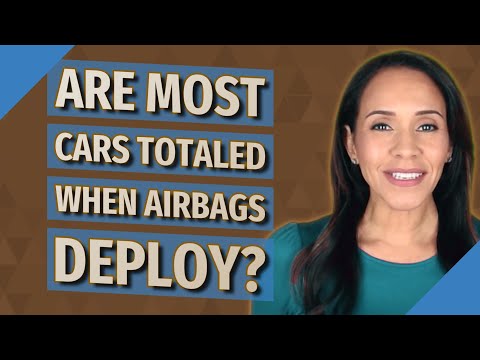 Video: L'auto viene totalizzata se l'airbag si apre?