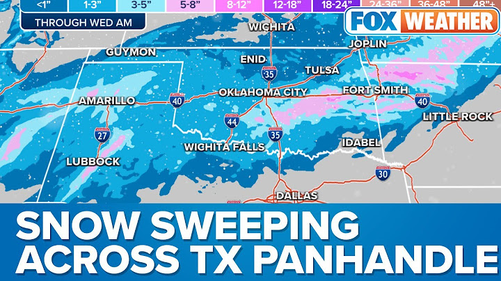 Powerful Winter Storm Will Bring Snow As Far South As Texas Panhandle, Oklahoma