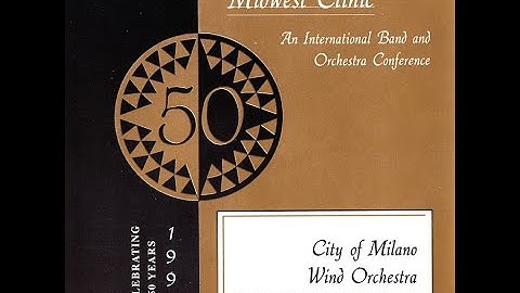 NABUCCO OVERTURE (Giuseppi Verdi/arr. Cesarini) - City of Milano Wind Orchestra (1996)