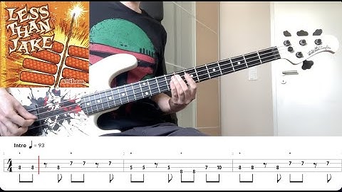Less Than Jake - The Science of Selling Yourself Short (Bass Cover & Tabs)